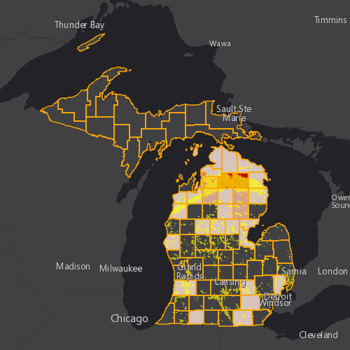 Michigan The Oil And Gas Threat Map
